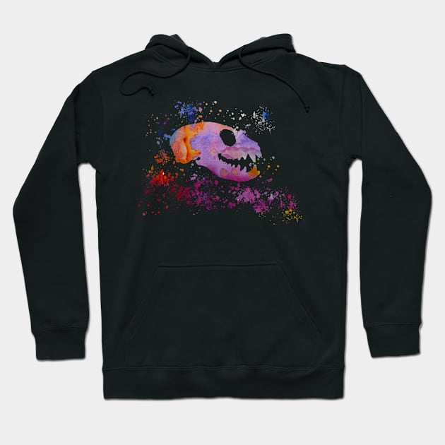 Meerkat Skull Hoodie by BittenByErmines